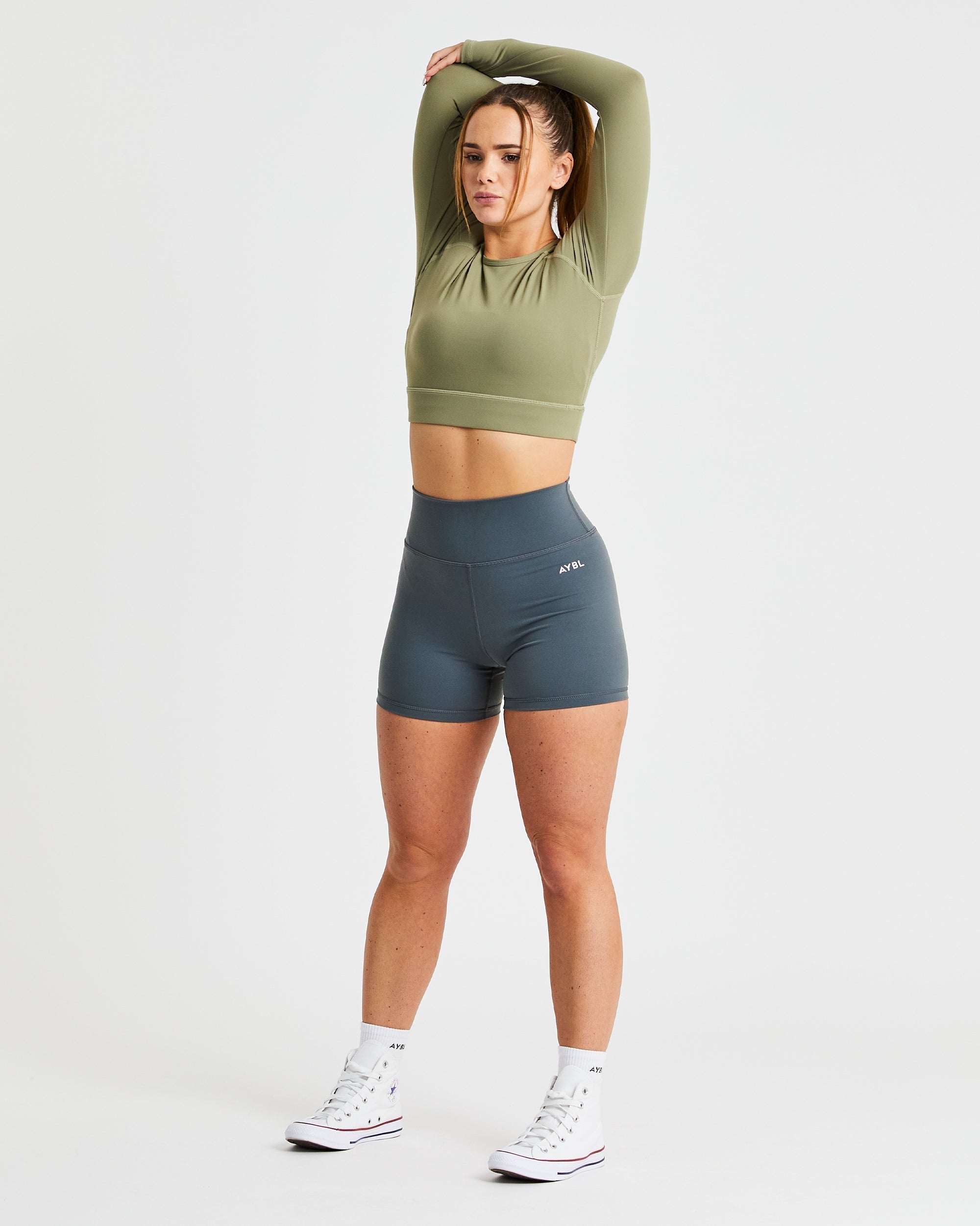 Core Long Sleeve Crop Top