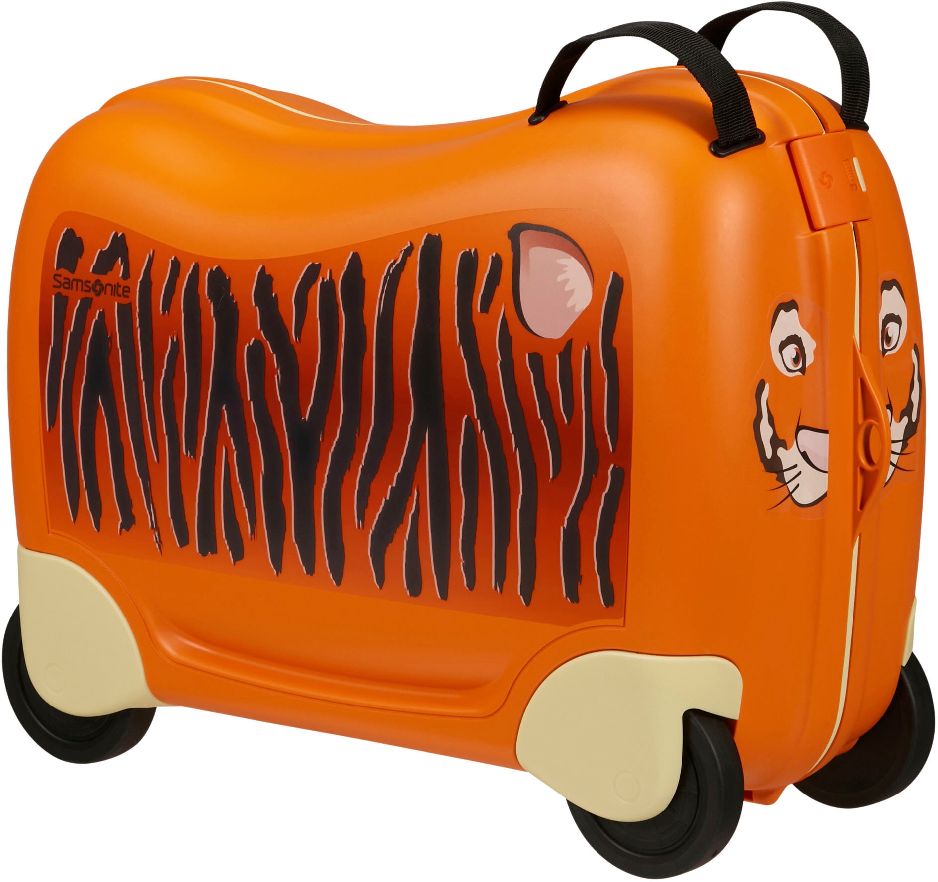 Samsonite Kinderkoffer »Dream2Go Ride-on Trolley, Tiger« 30 l 4 Rollen Kinder Reisegepäck Handgepäck-Koffer zum sitzen und ziehen