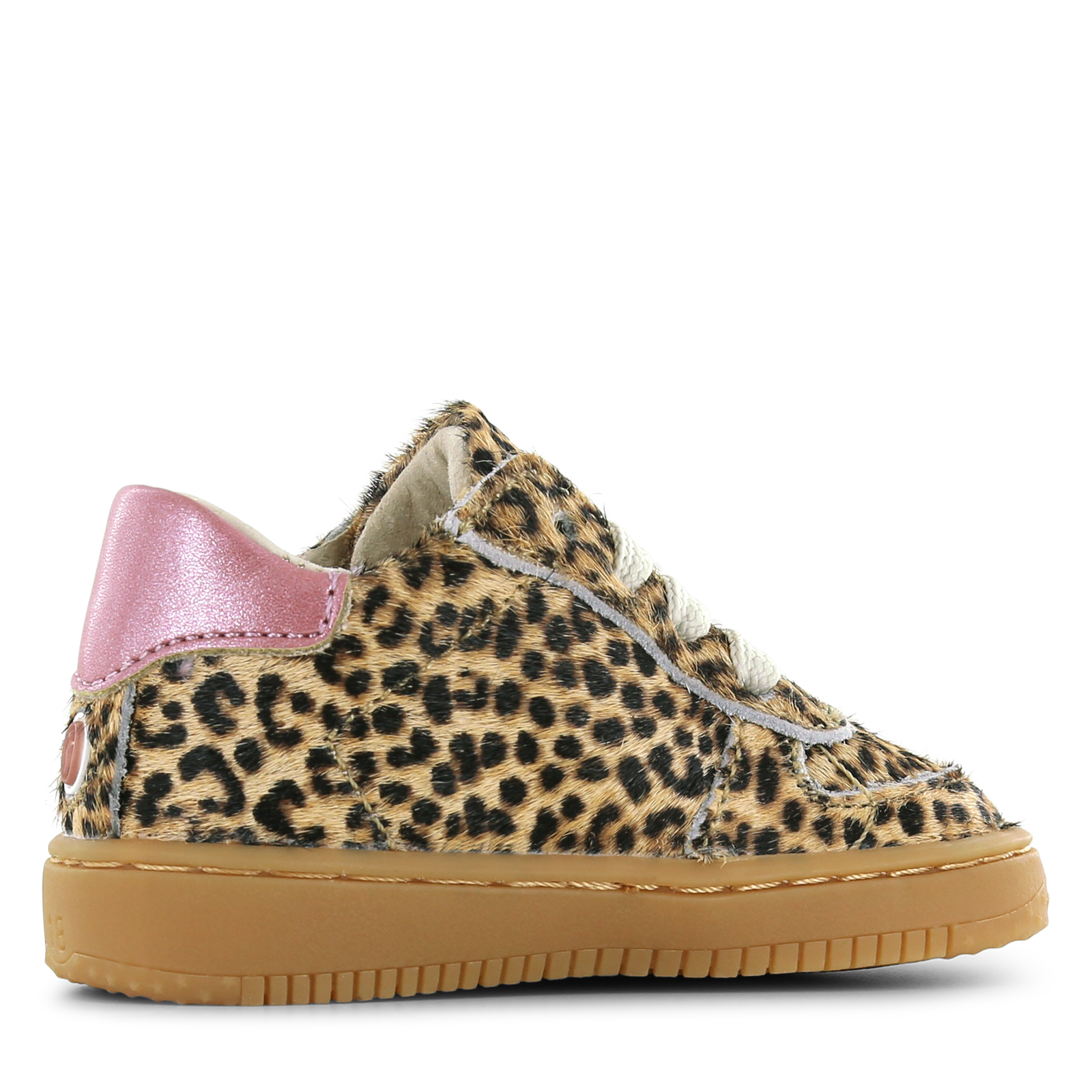 Shoesme Wildleder-Trainer mit Panther-Print