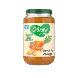 Olvarit Wortel, kip en aardappels (vanaf 8 maanden)