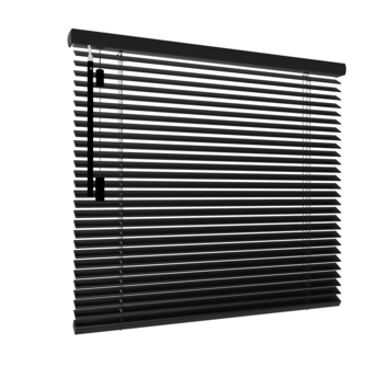 Houten Jaloezie Draaikiepraam hout 6009 zwart 25MM