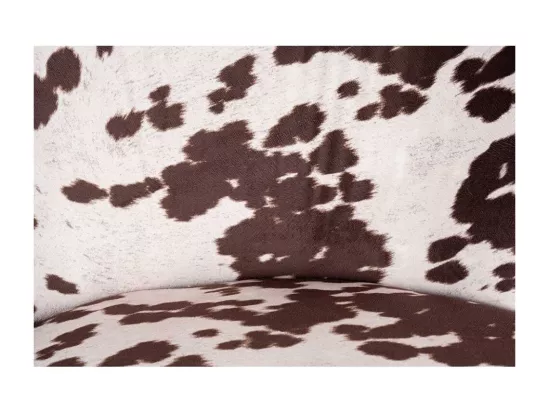 Fauteuil effet peau de vache Grand