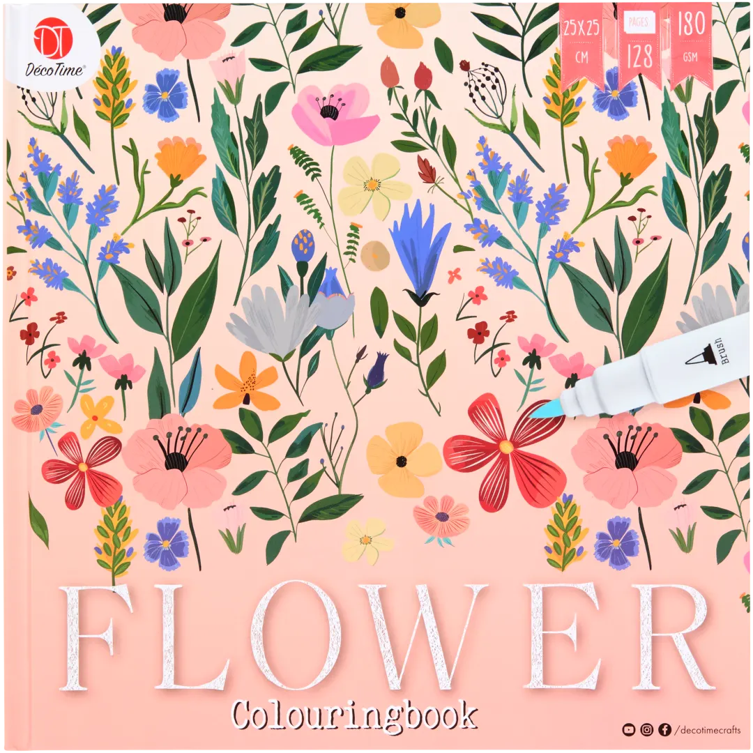 DécoTime kleurboek 128 vel | diverse varianten