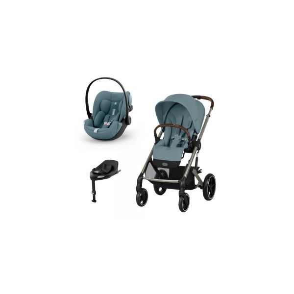 Duo Cybex Balios S Lux   Cloud G Plus   Base G Stormy Blue / Taupe Frame