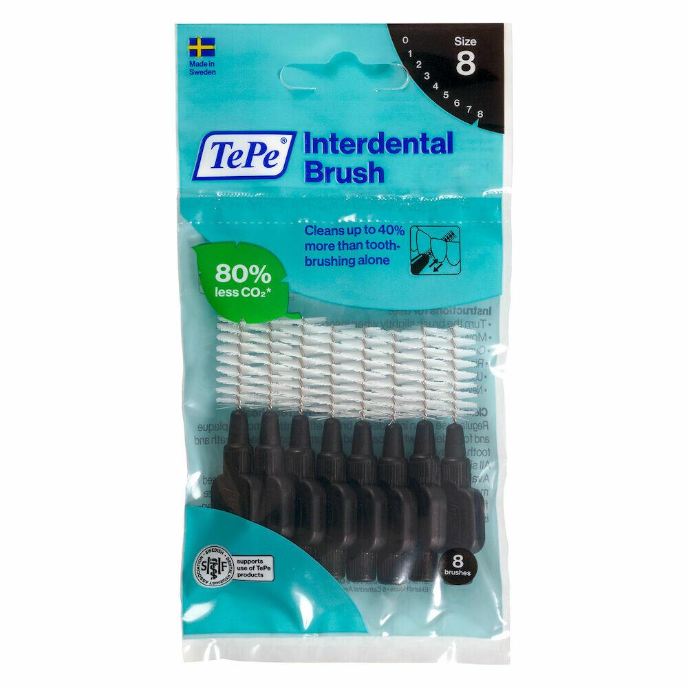 TePe Interdentale Ragers Original 1,5 mm Zwart8 stuks