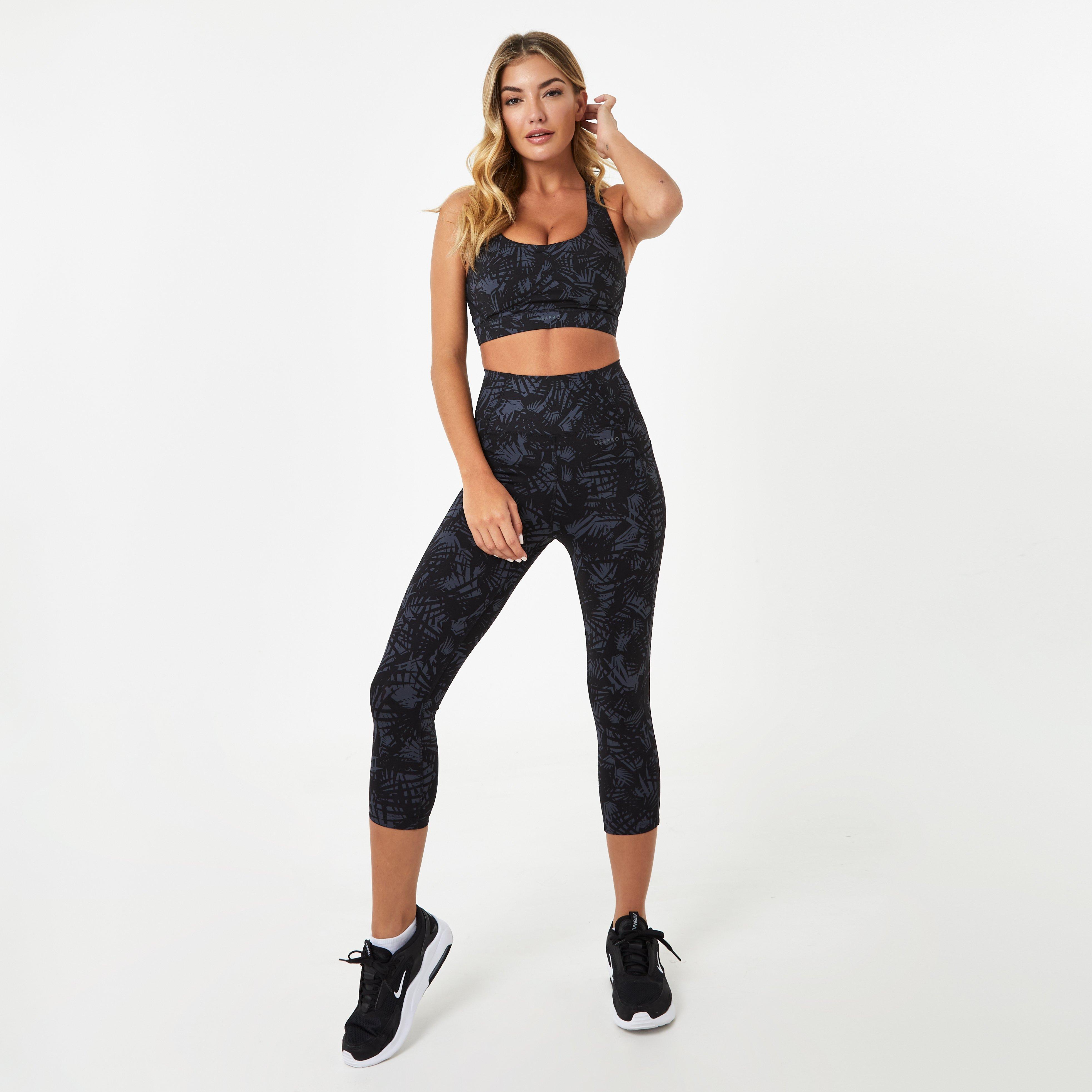 USA Pro Cross Back Sports Bra Womens