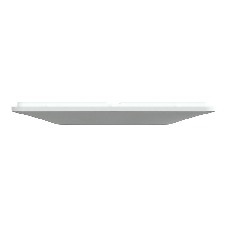 Plaque de finition double verticale Schneider Electric Ovalis blanc