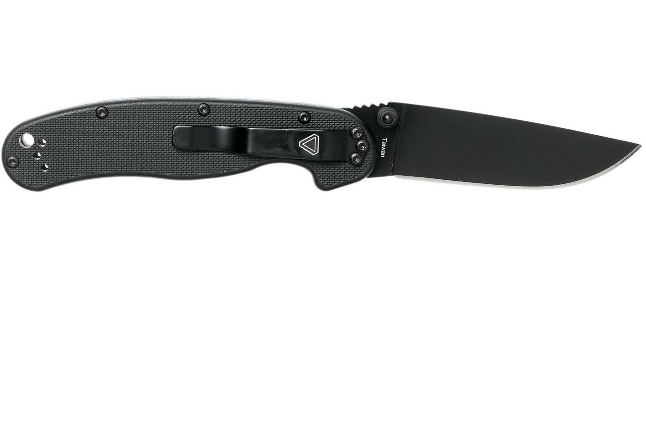 Ontario RAT-2 D2 black, plain edge black, 8830