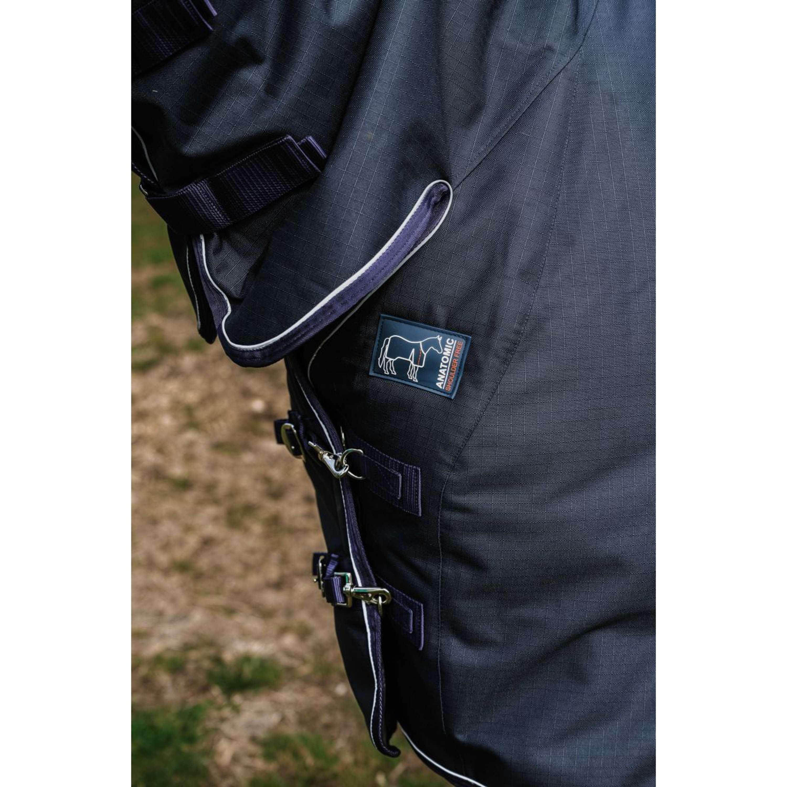 EQUITHÈME Outdoordeken Anatomic Combi 1200D 200g Navy