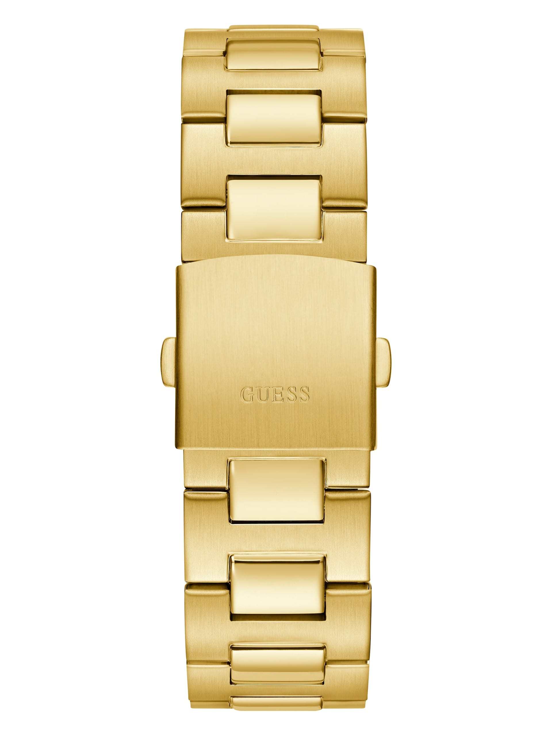 Relógio multifuncional dourado e verde