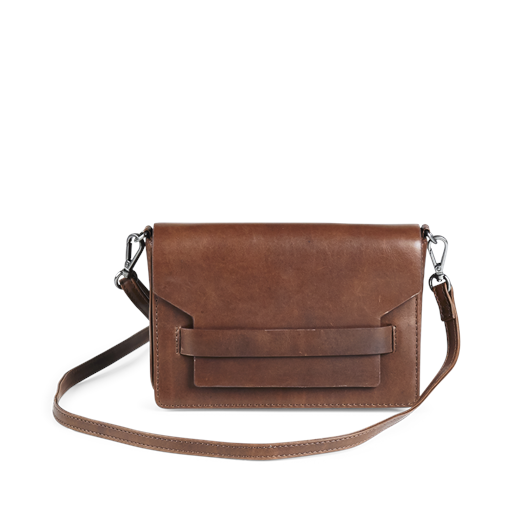 Markberg Vanya Antique Crossbody Taske, Chestnut