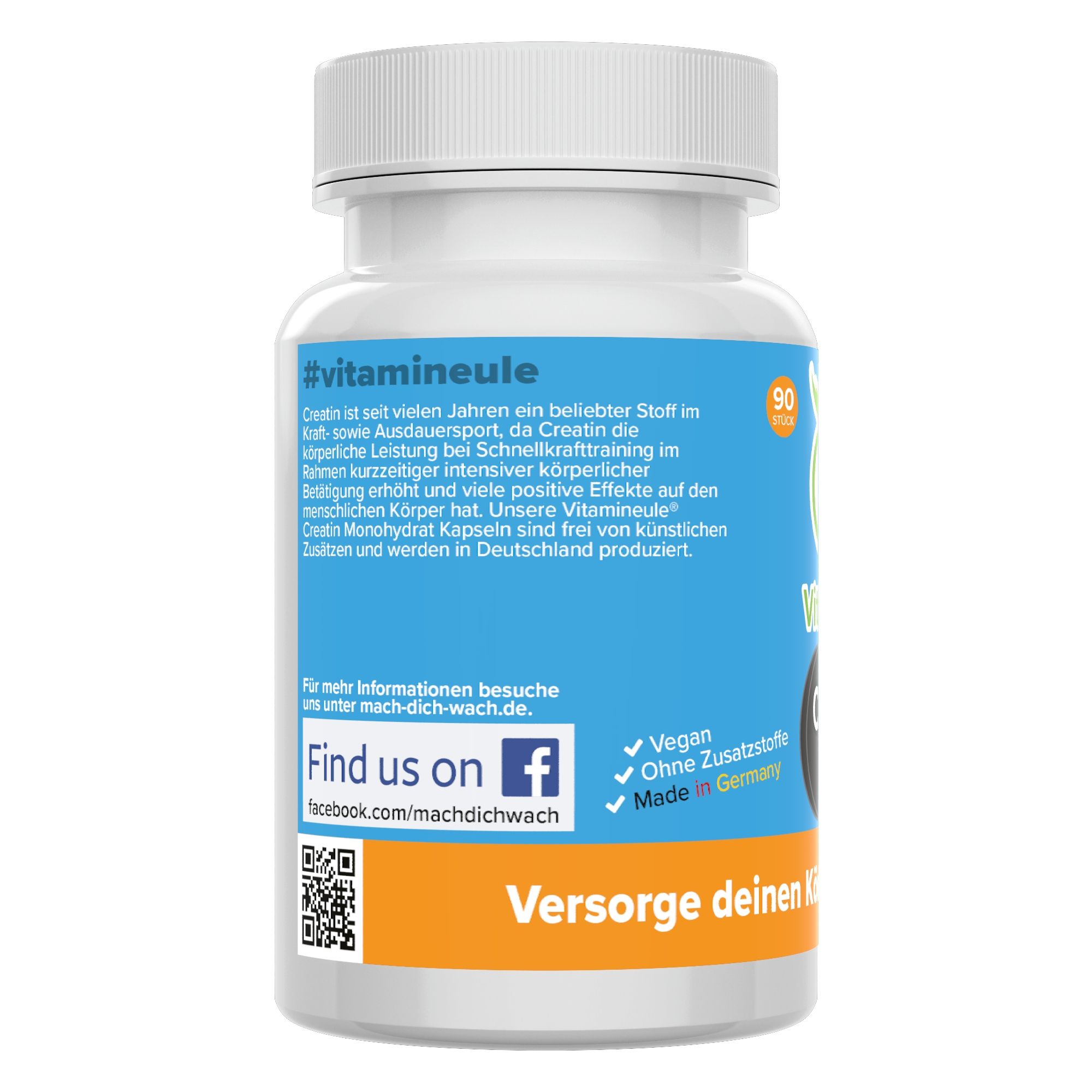 Creatin Monohydrat Kapseln - Vitamineule®