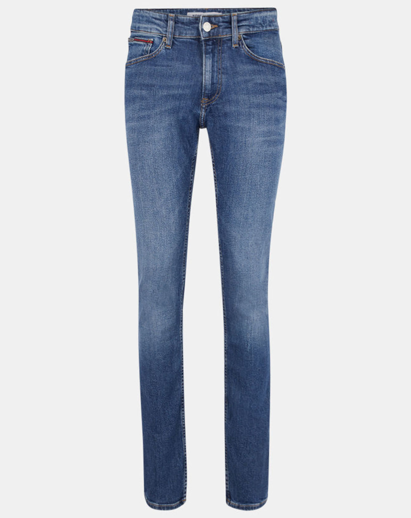 Tommy Jeans Jean Slim en Coton Bio Scanton bleu moyen