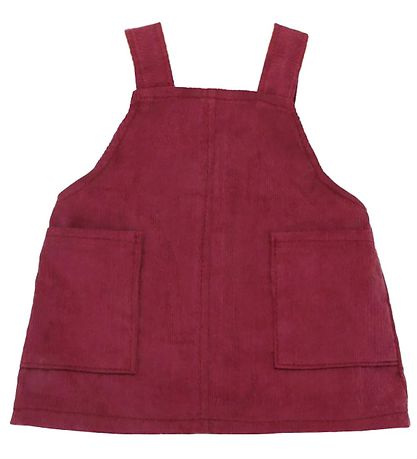 Asi Dukket?j - 43-46 cm - Sm?kkjole - Burgundy