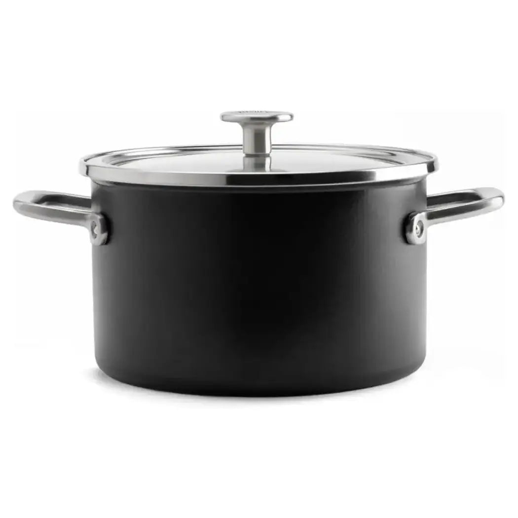 KitchenAid Steel Core Kookpan 20 cm Mat Zwart