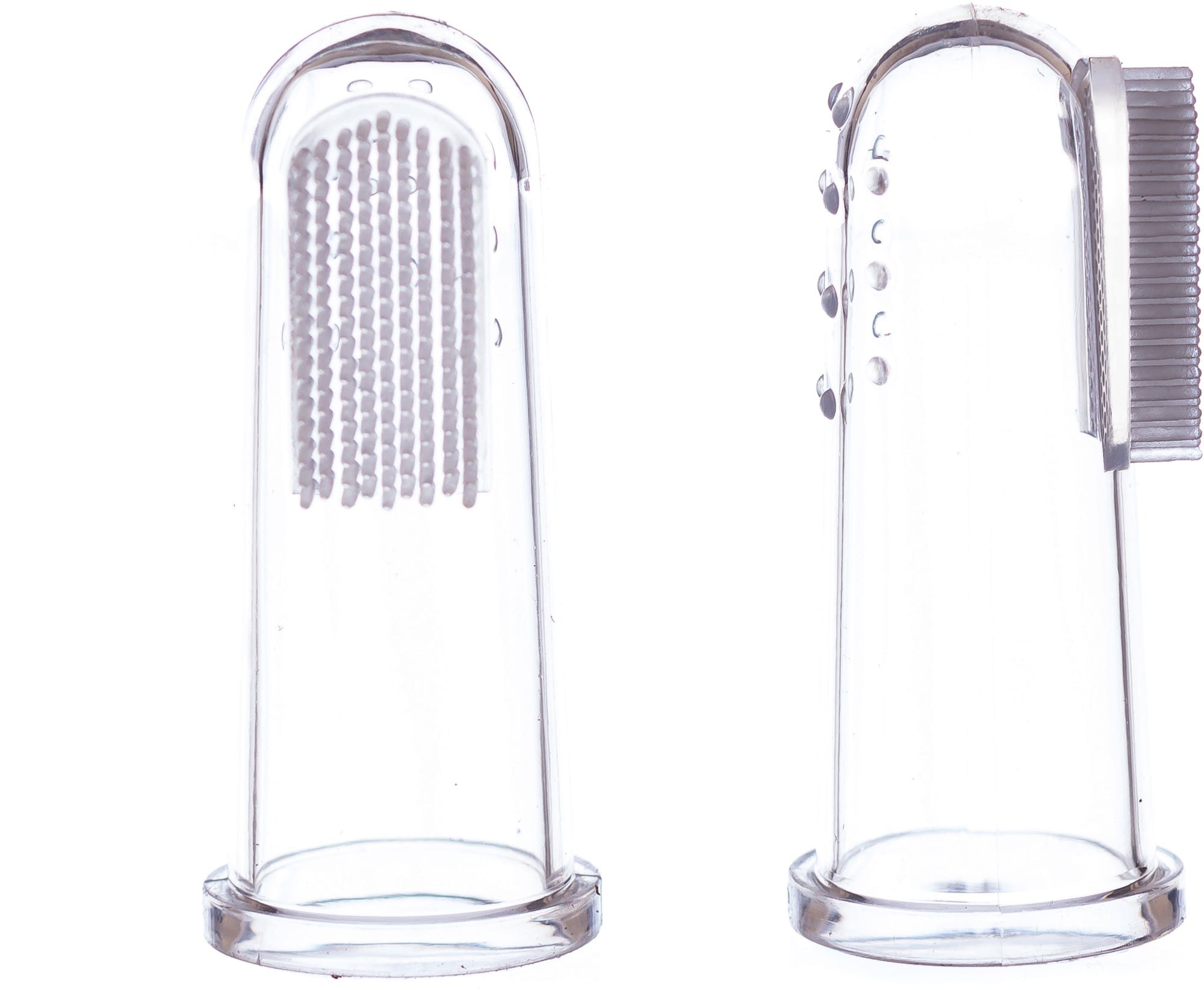 JACK N'JILL  Finger-Zahnbürste aus Silikon (Stufe 1), 2 Stk