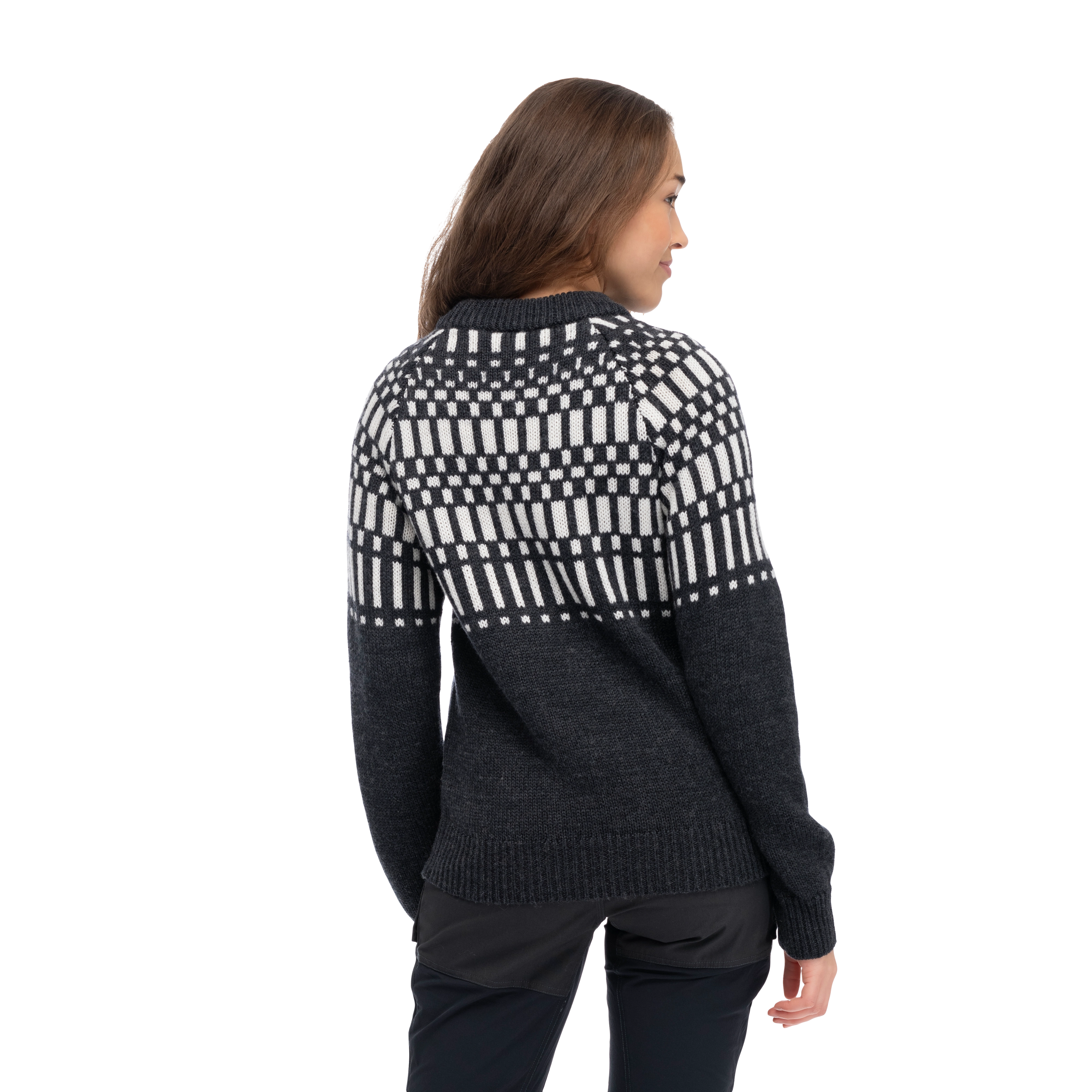 Nordmarka Merino Jumper Women Dark Shadow Grey / Aluminium