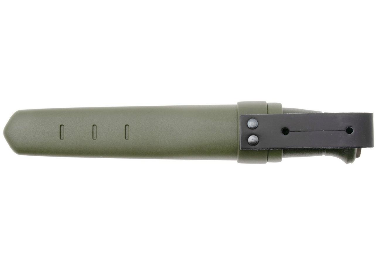 Morakniv Garberg BlackBlade Carbon 14528 Black DLC C100S, Green Polyamide, bushcraftmes