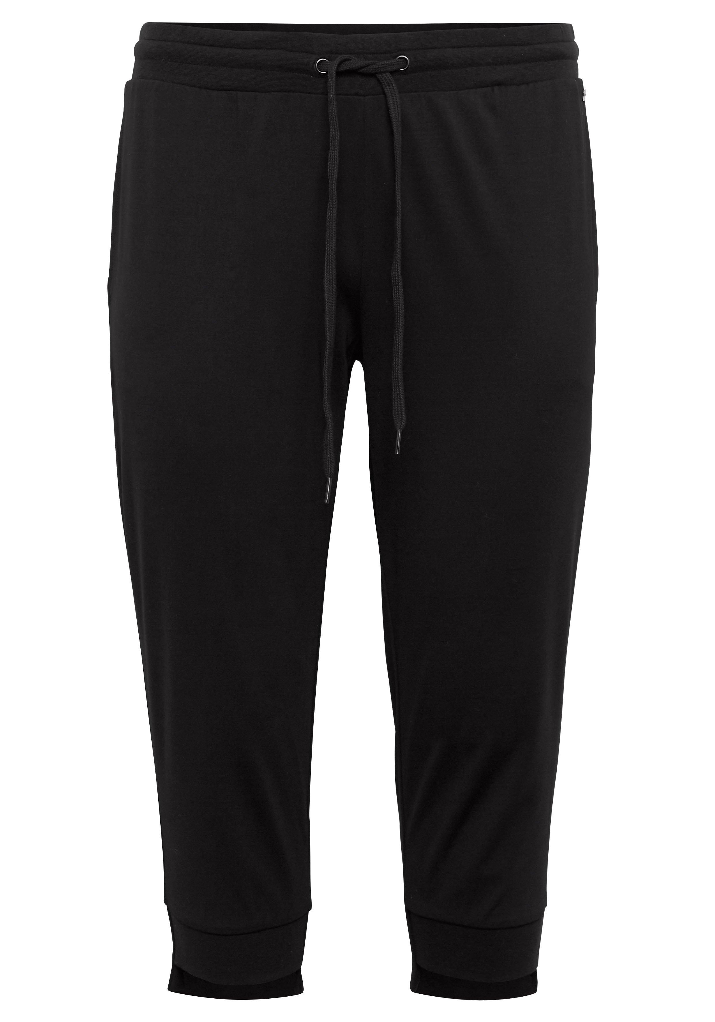 Sporthose in 3/4-Länge mit Bündchen, aus Sweat