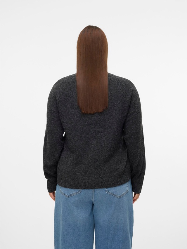 Vero Moda Curve Rundhalspullover »VMCDOFFY LS O-NECK BLOUSE GA NOOS CUR«