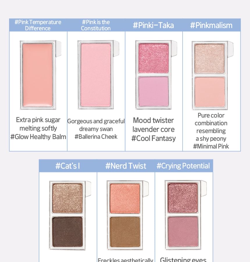ETUDE - Mijn beste oogschaduwpalet Pink Shy-collectie