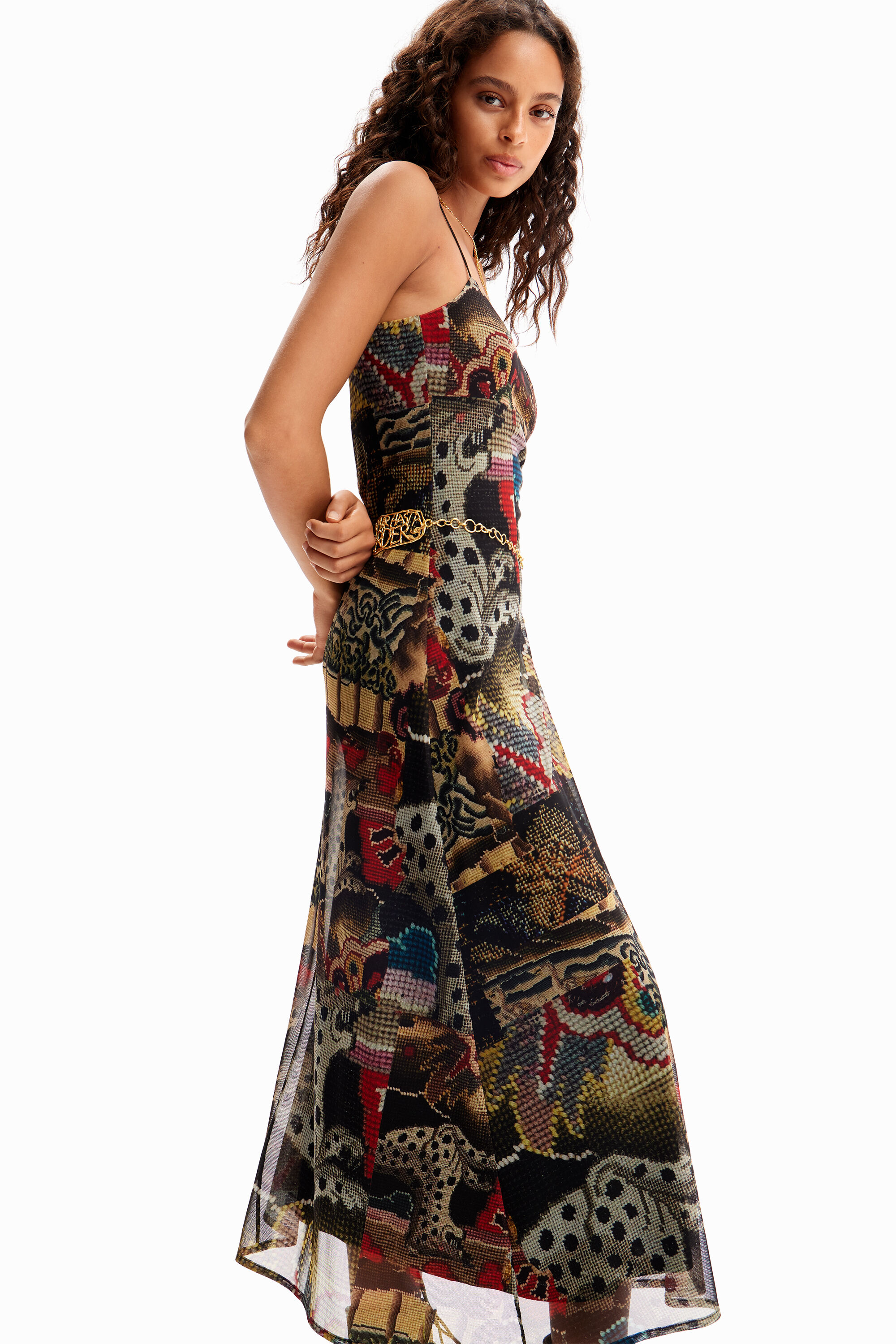 Robe midi tapisserie M. Christian Lacroix