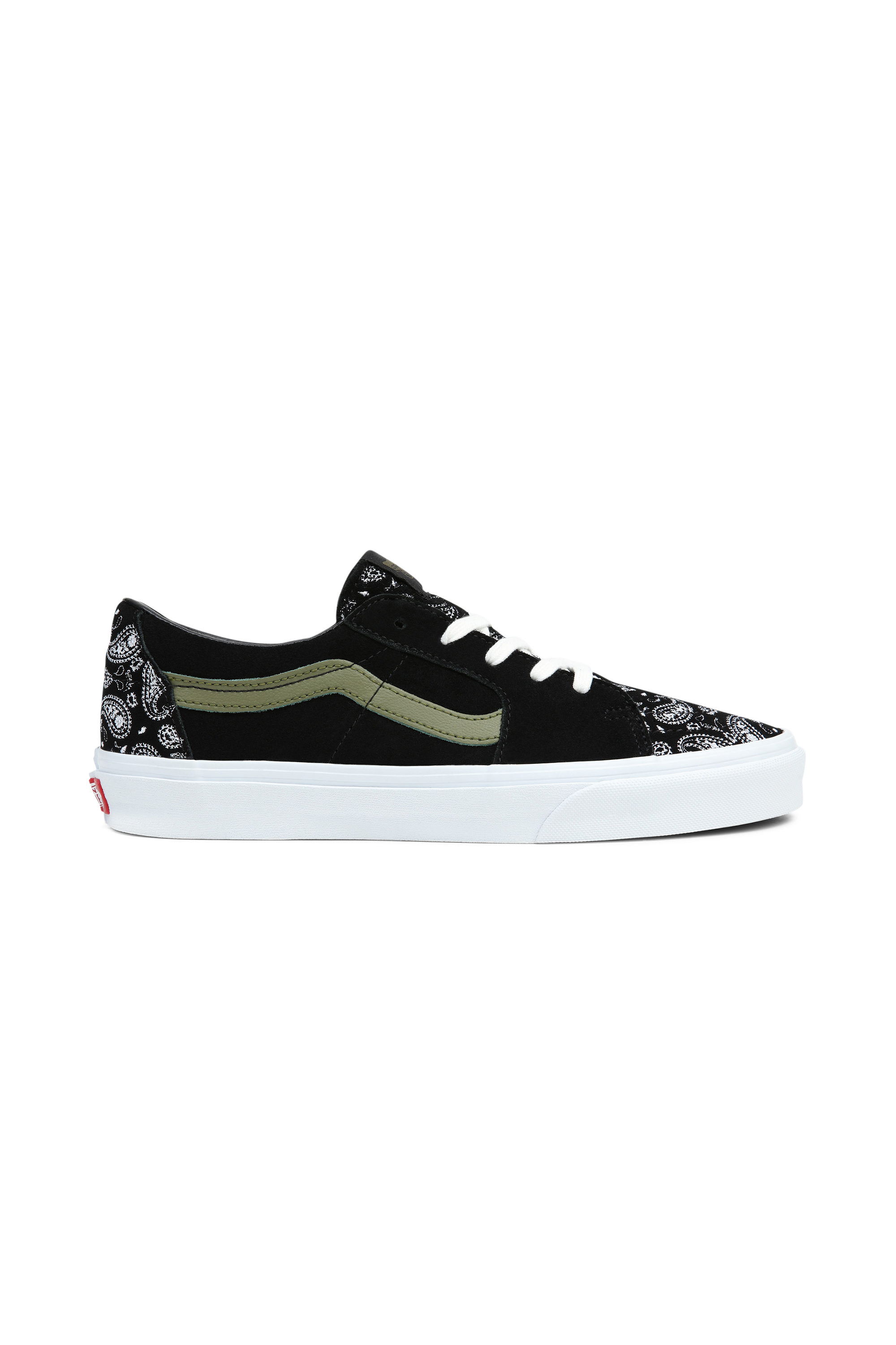 VANS Baskets CLASSIC SK8-LOW PAISLEY Noir