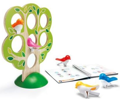 SmartGames - 5 Little Birds - Bordspel - Houten - 60 Opdrachten