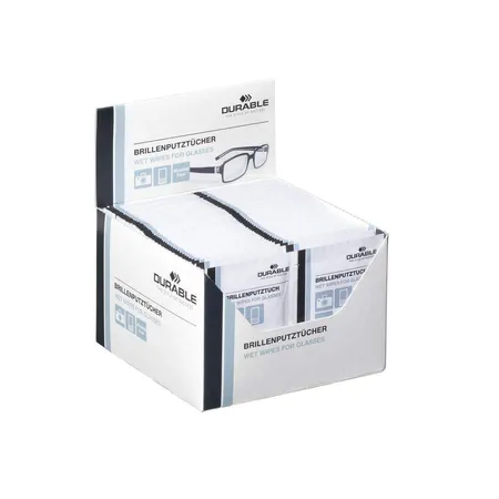 Durable 585302 Brillenputztücher, weiß
