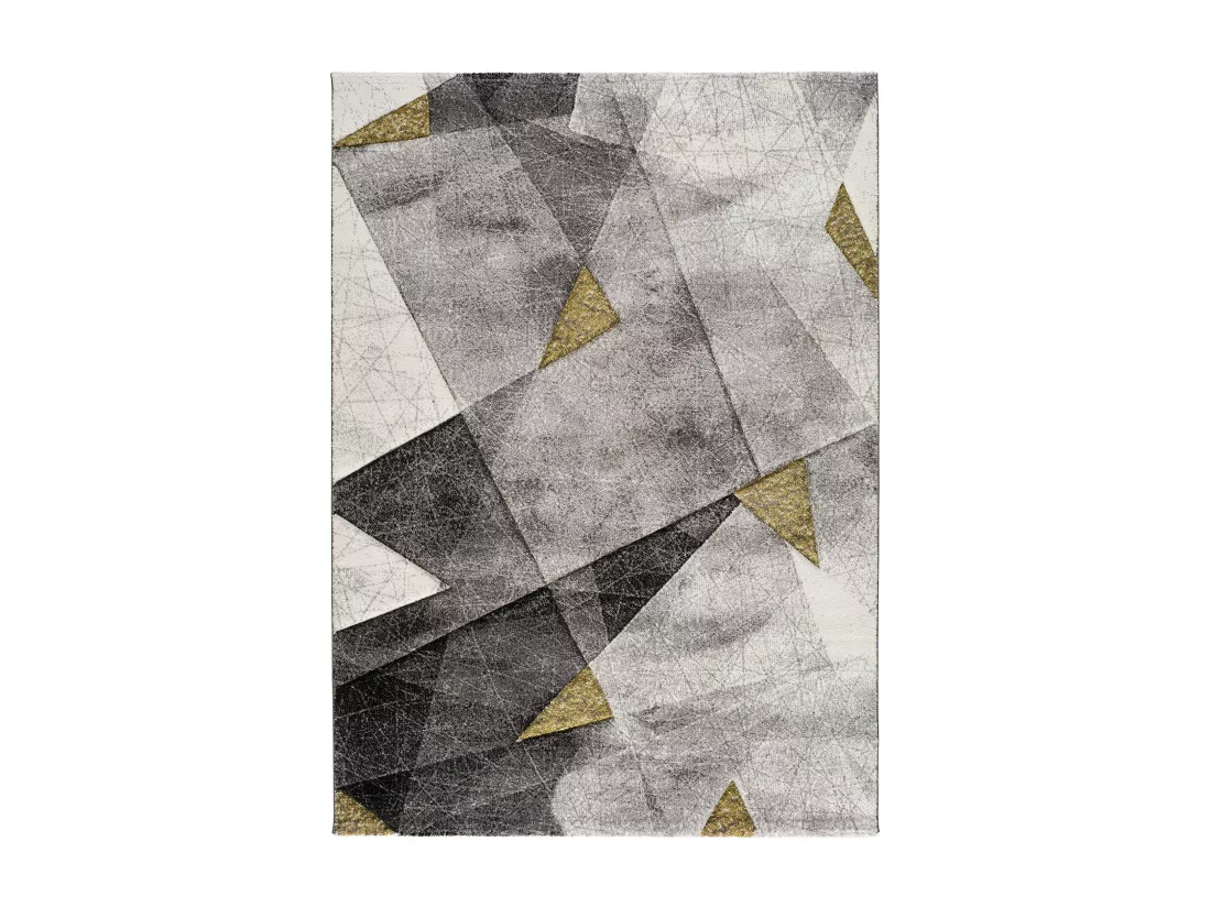 Tapis intérieur - abstrait - gris - 160 x 230 cm - BIANCA