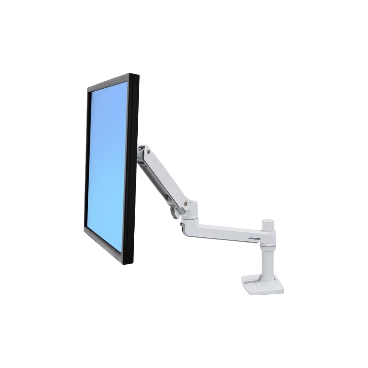 Ergotron LX monitorarm för LCD/TFT-monitor, vit, bord