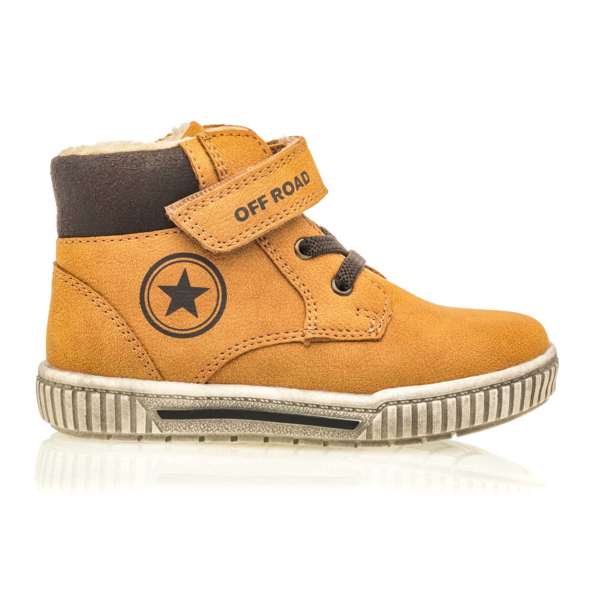 Baskets hautes Garçon cognac