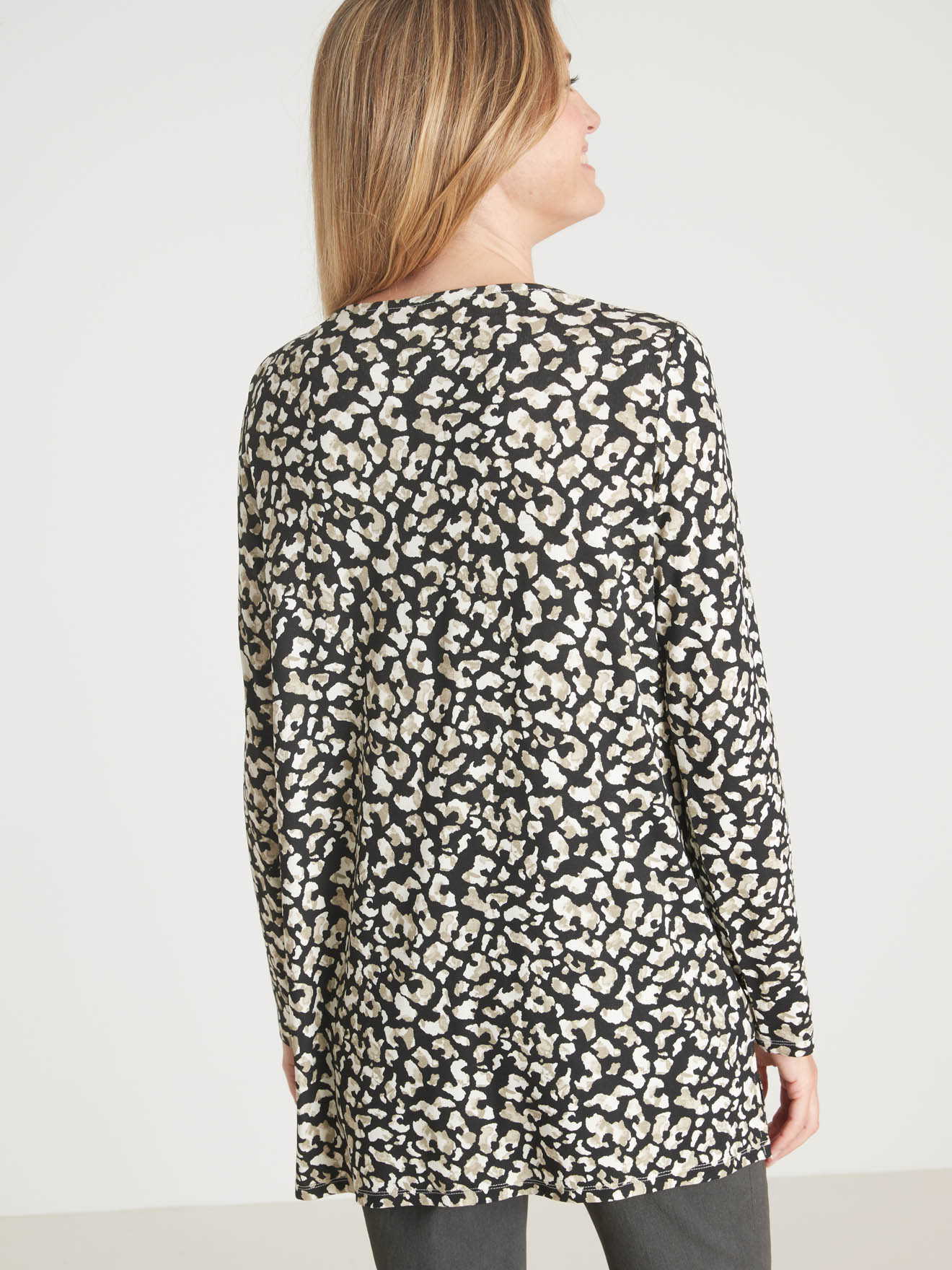 Tee-shirt tunique manches longues