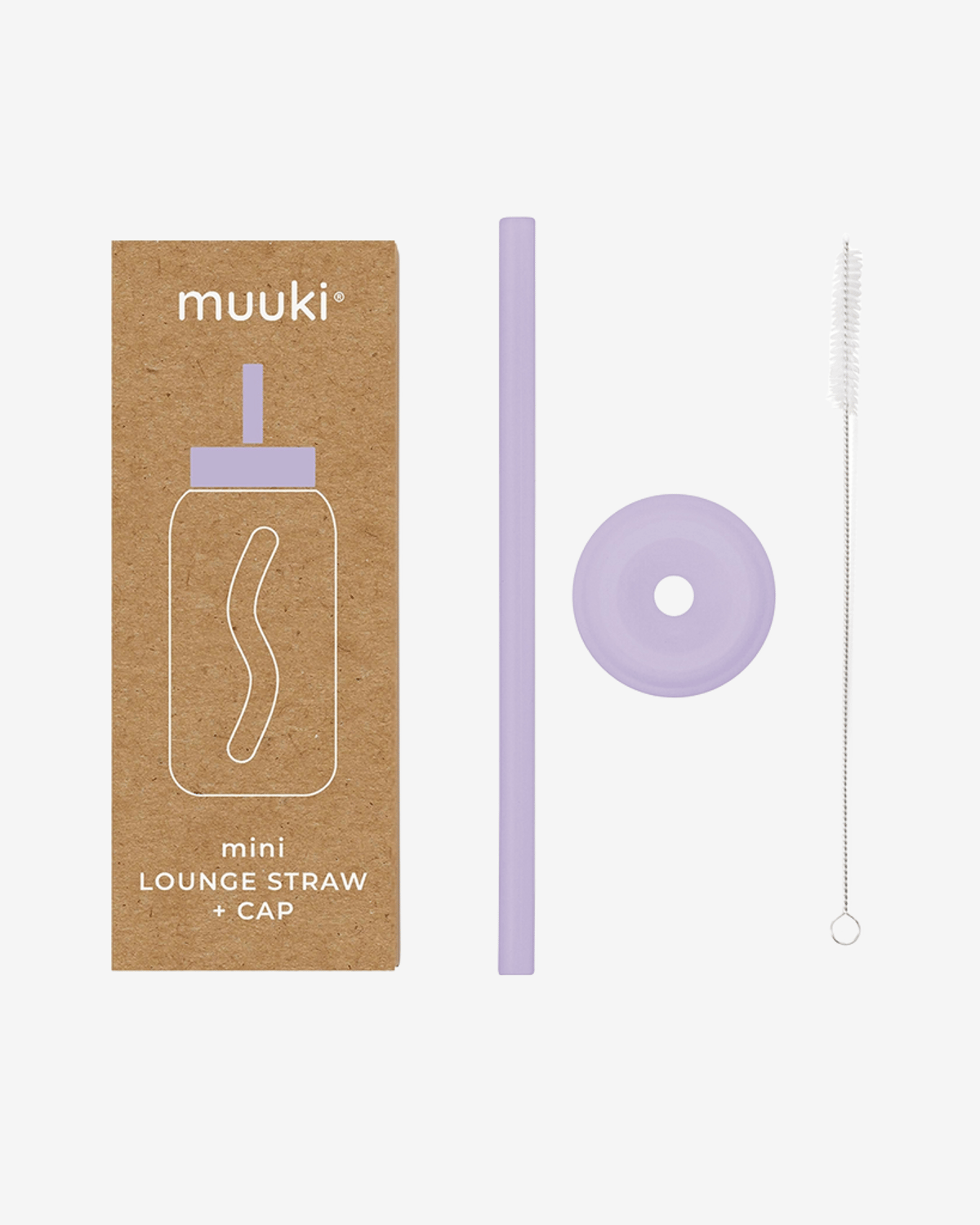 Flaskelokk m/ sugerør til Muuki Mini – Lounge Straw Cap