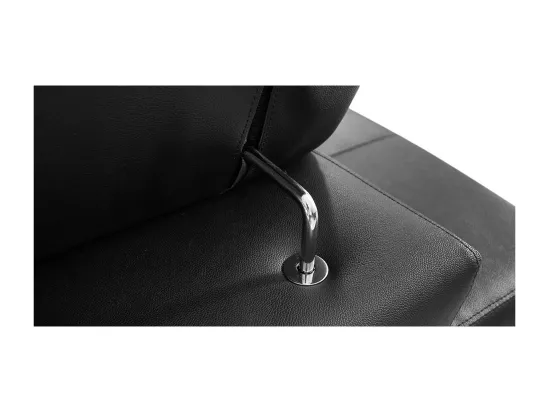 Fauteuil cuir Design JACOB Noir