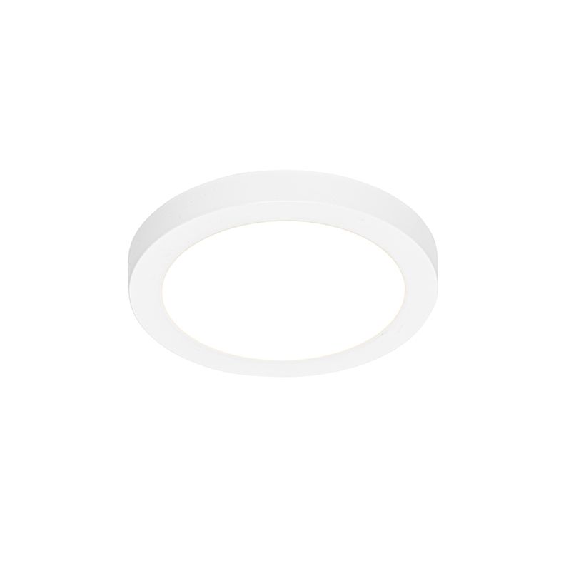 Set van 6 In- of opbouwspot wit 18 cm incl. LED 3 staps dim to warm - Trans