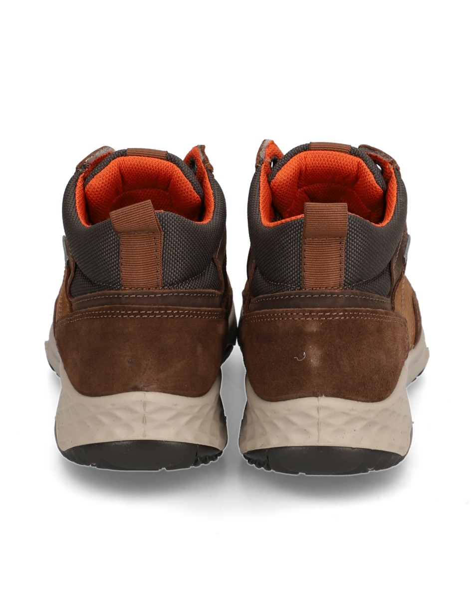 Lederkombination Sneaker Mid Cut