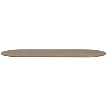 WOOOD tafelblad Tablo ovaal camel 24 mm 220x90 cm