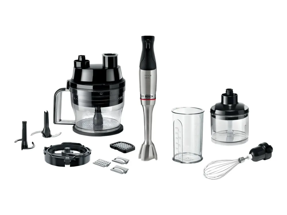 [OUTLET] - Bosch Serie | 6 ErgoMaster MSM6M8X1 - Stavblender - 1.2 kW - rustfrit stål