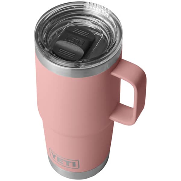 Bouteille isotherme YETI RAMBLER 20 OZ TRAVEL MUG 2.0 SANDSTONE PINK