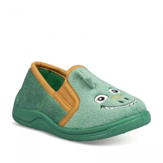 Chaussons dinosaure VERT CHARLIE & FRIENDS