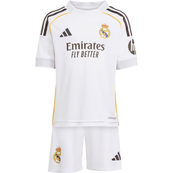 Adidas Conjunto Real H Mini 2025/26 jn8870 4T (99-104 cm) Branco