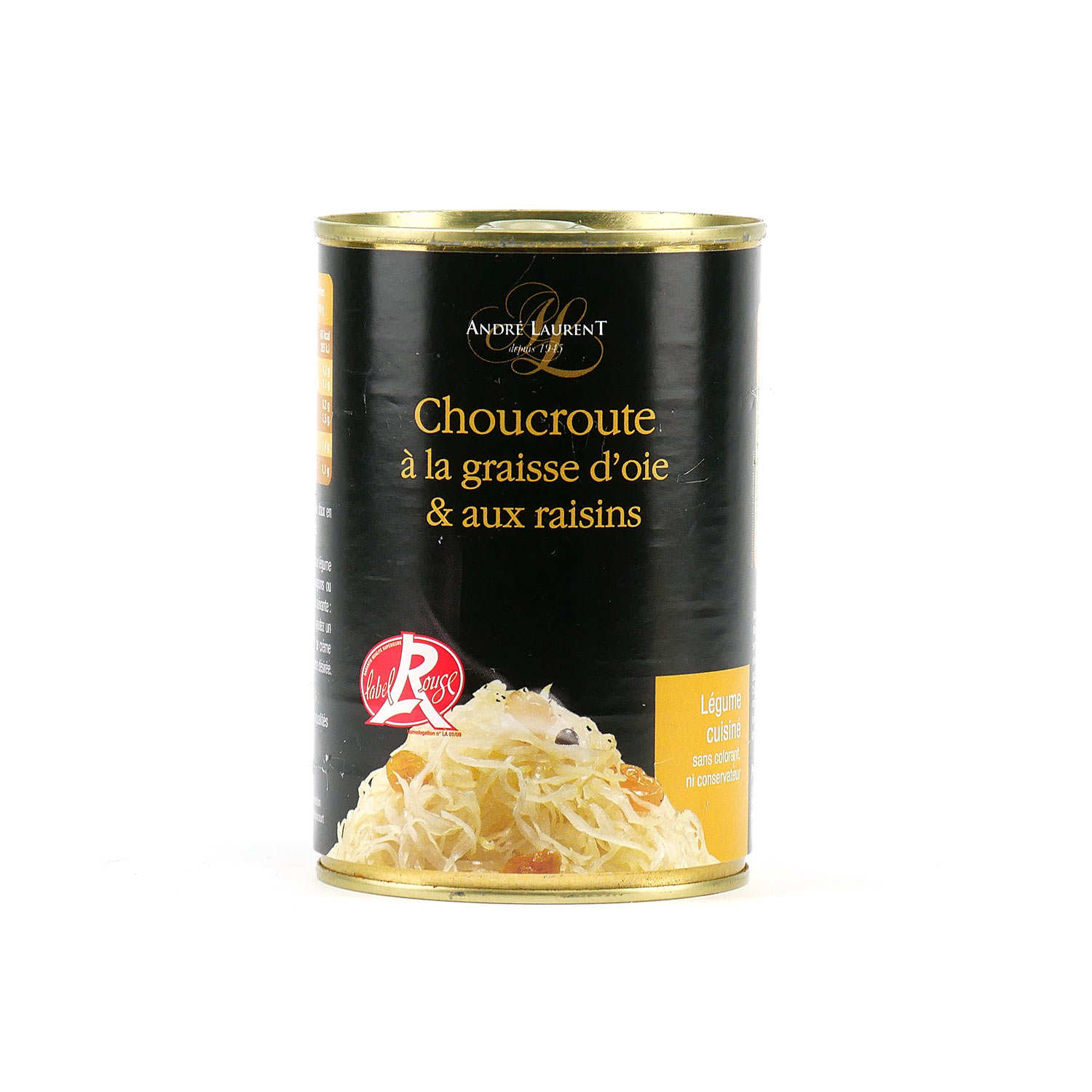 Choucroute à la graisse d'oie et aux raisins