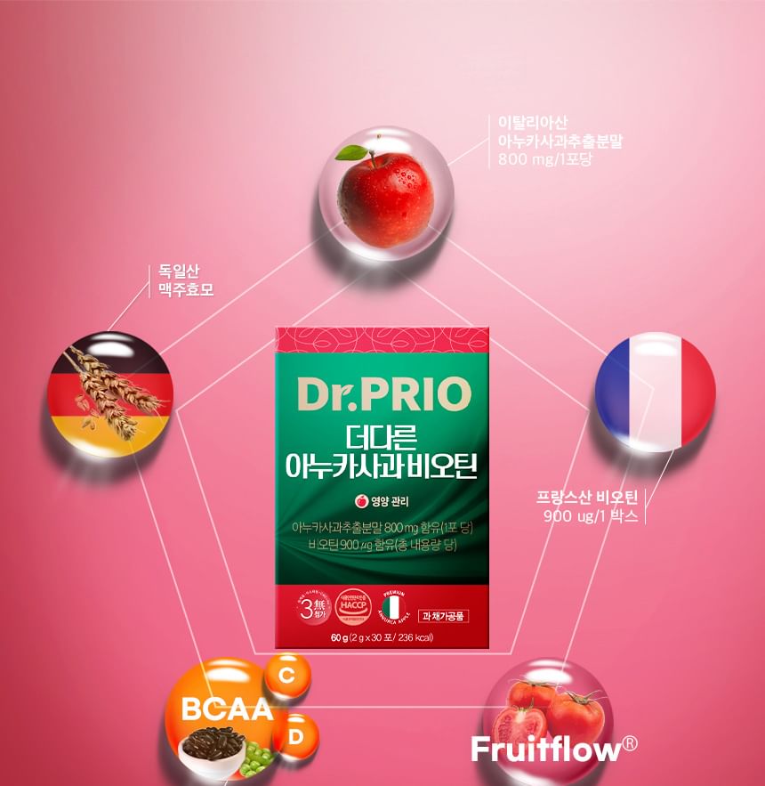SERY BOX - Dr.PRIO Meer Verschillende Annurca Appel Biotine