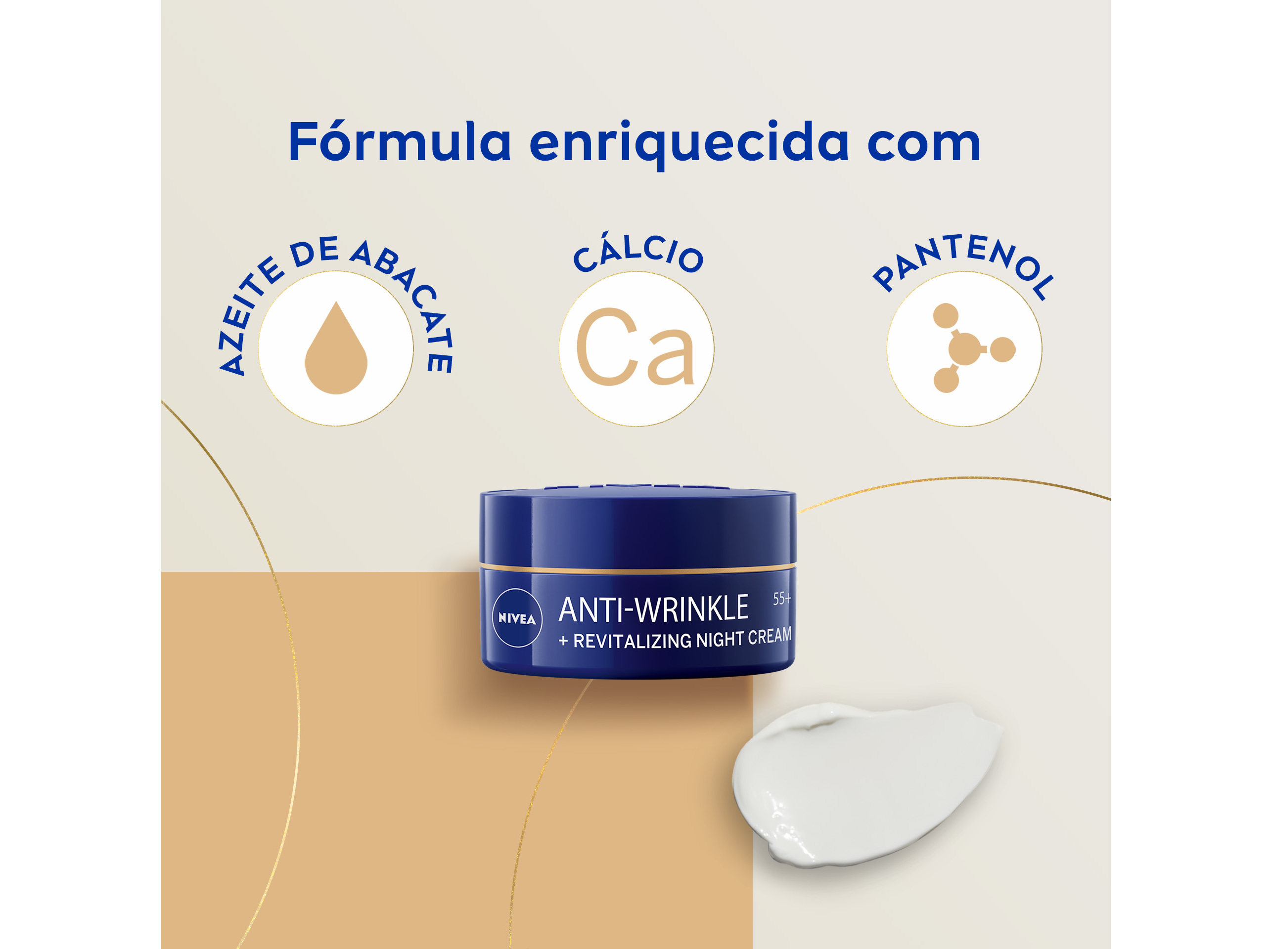 CREME DE ROSTO NIVEA ANTIRRUGAS NOITE 55  50ML