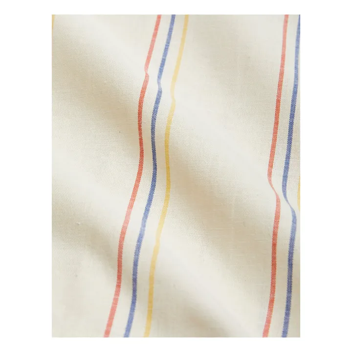 Mini Rodini Short Rayure Coton Bio | Ecru