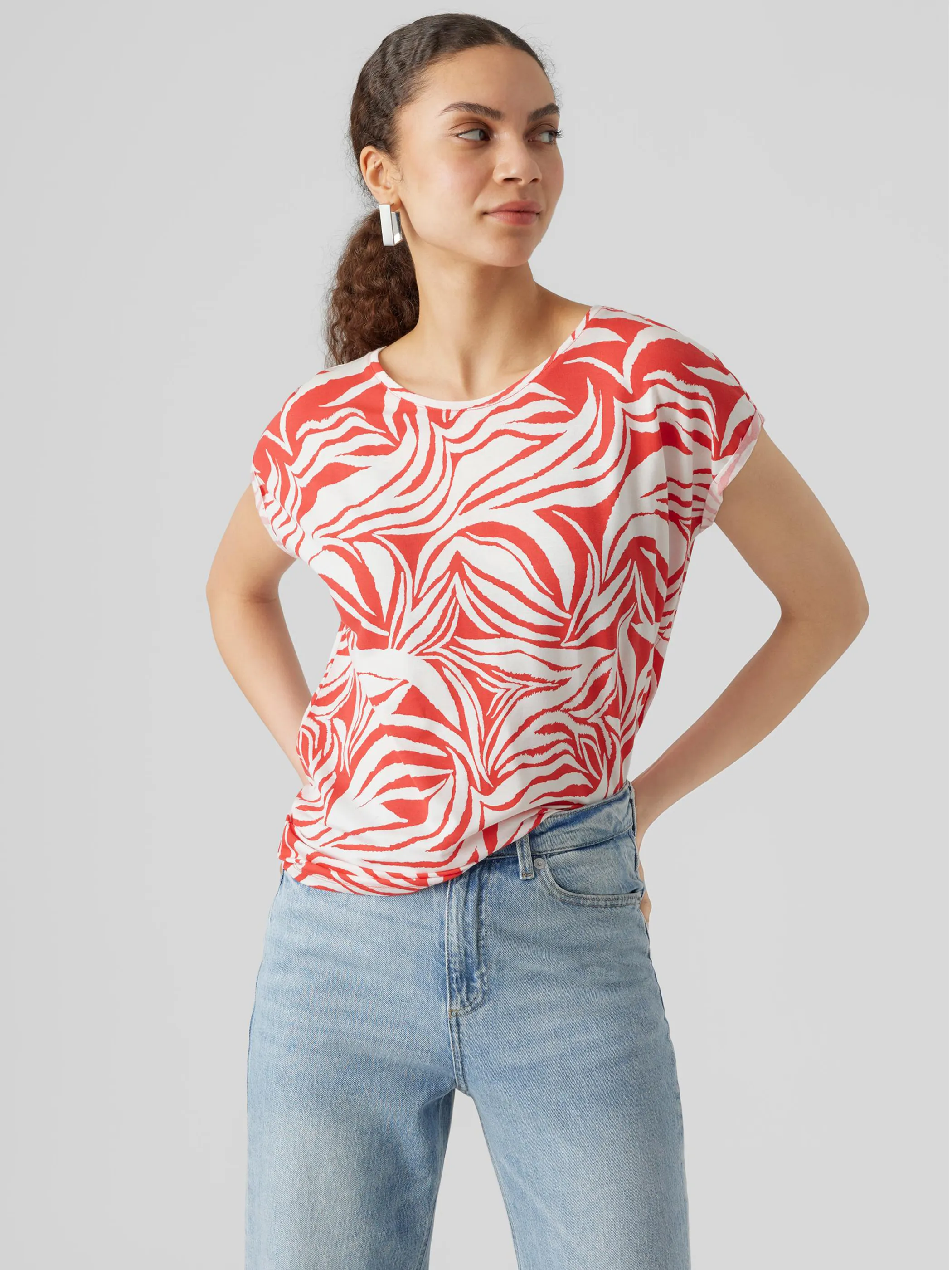 Vero Moda VMAVA PLAIN SS TOP MU Shirt