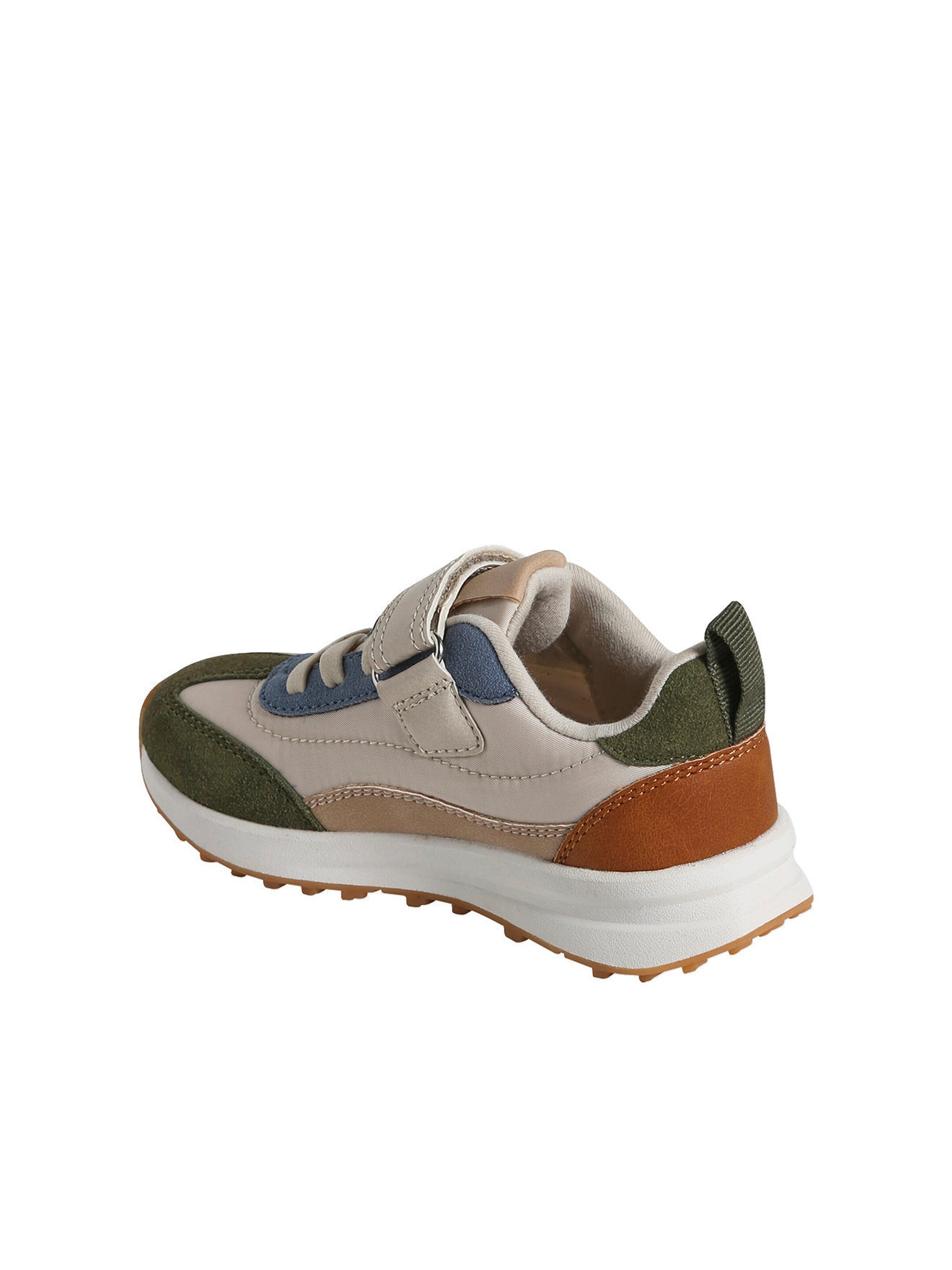 Vertbaudet Kinder Sneakers mit Anziehtrick set beige