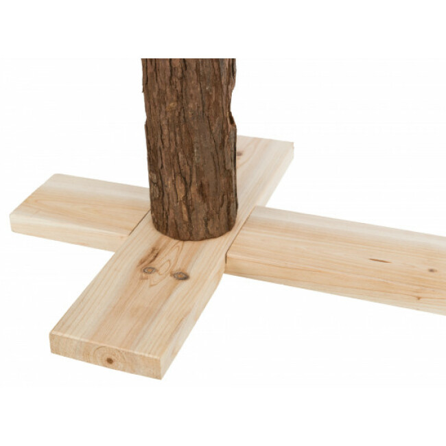 Etendage duo troncs d'arbre pour aliments pour rongeurs