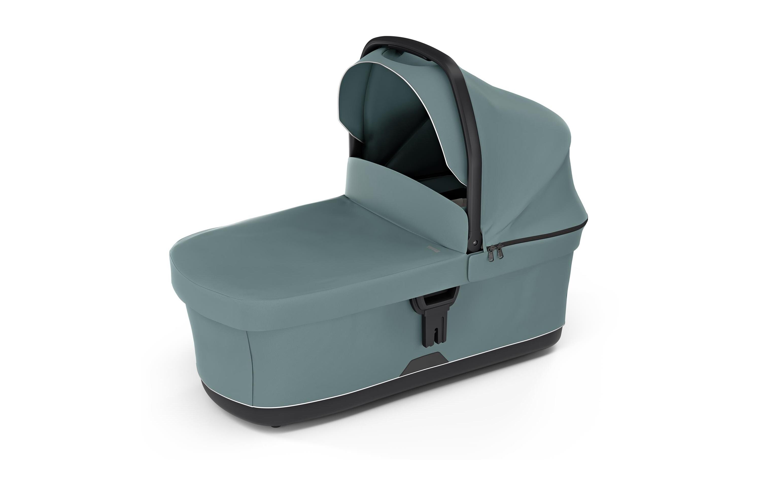 Babywanne Urban Glide 3 Blau<br>Bequemes Kinderkörbchen für Spaziergänge auf jedem Untergrund